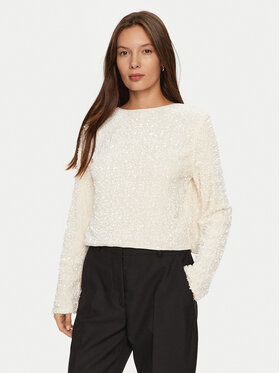 ONLY ONLY Bluză Lanika 15339412 Écru Regular Fit