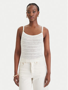 Guess Guess Пуловер W6GR11 Z0593 Бял Regular Fit