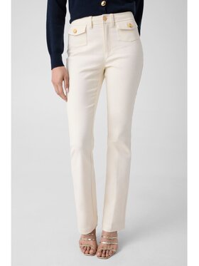 Guess Guess Spodnie materiałowe 184531 Beżowy Classic Fit