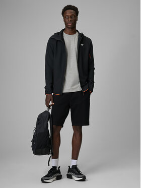 4F 4F Szorty sportowe BASIC+ Czarny Regular Fit