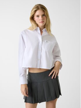 Guess Jeans Guess Jeans Top 180791 Bílá Classic Fit