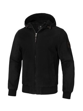 PITBULL PITBULL Kurtka zimowa męska z kapturem Crimson XXL Czarny Regular Fit