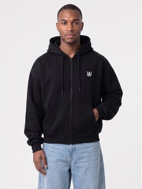 Jigga Wear Jigga Wear Bluza Szeroka luźna 132519 Czarny Regular Fit