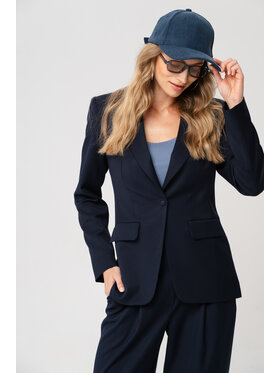 blue shadow blue shadow Marynarka Marietta Granatowy Regular Fit