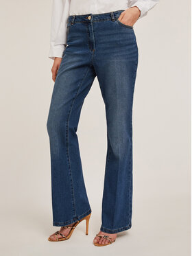 Motivi Motivi Jeansy P525Q103734N024 Niebieski Flare Fit