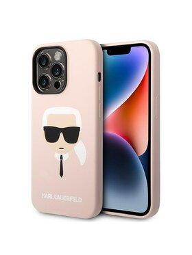 KARL LAGERFELD KARL LAGERFELD Etui na telefon iPhone 14 Pro Różowy
