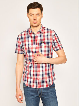 Lee Lee Koszula Western L641CZLH 112115310 Czerwony Slim Fit