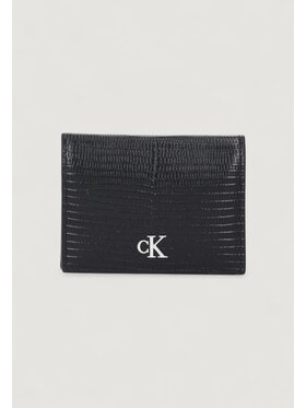 Calvin Klein Calvin Klein Πορτοφόλι LZRD EMBSSD LTHR 6CC Μαύρο