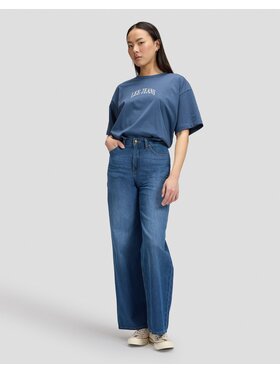 Lee Lee Jeansy STELLA Niebieski Wide Leg