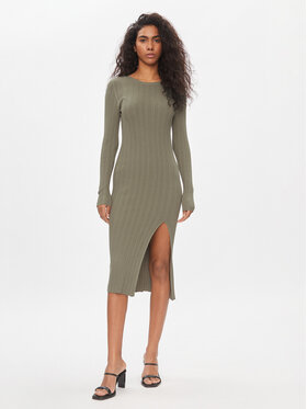 ONLY ONLY Trikotažinė suknelė Meddi 15311087 Žalia Slim Fit