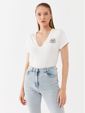 Pinko Pinko T-Shirt 100372 A151 Bílá Regular Fit