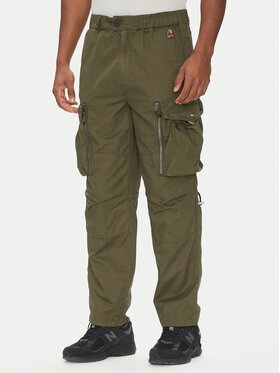 Parajumpers Parajumpers Pantaloni din material Baste 25SMPMPATW06 Verde Regular Fit