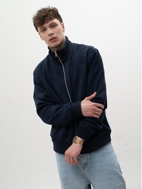 MyStars MyStars Kurtka przejściowa Kurtka Przejściowa Zamszowa Męska Granatowa MyStars Classic Suede XXL Niebieski Regular Fit