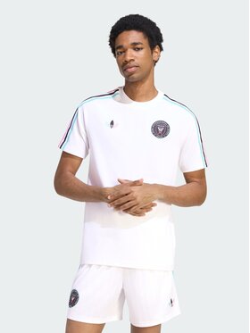 adidas adidas Koszulka techniczna 172017 Biały Slim Fit