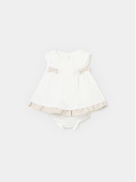 Mayoral Mayoral Sommerkleid 1828 Écru Regular Fit