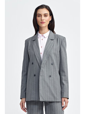 NIFE NIFE Marynarka Z71 Szary Oversize
