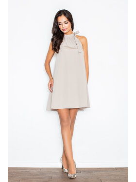 FIGL FIGL Sukienka M277 Szary Regular Fit
