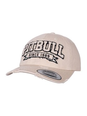 PITBULL PITBULL Czapka z daszkiem Czapka Snapback Pitbull Since 1989 uniwersalny Beżowy
