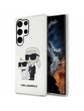 KARL LAGERFELD KARL LAGERFELD Etui na telefon Karl / Choupette Przezroczysty