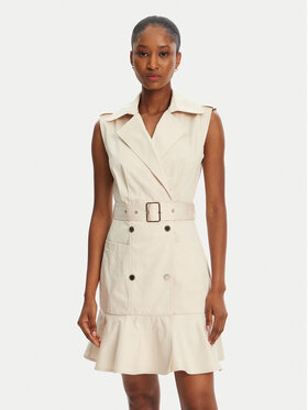 Morgan Morgan Kleid für den Alltag 251-ROAD Beige Regular Fit