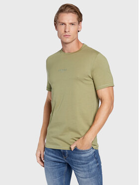 Guess Guess T-Shirt M2YI72 I3Z11 Zielony Slim Fit