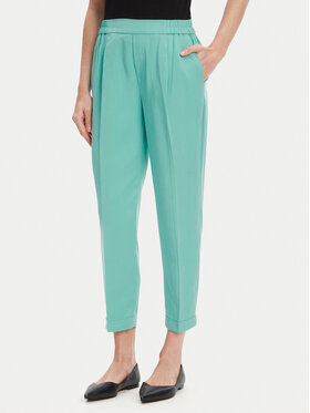 United Colors Of Benetton United Colors Of Benetton Szövet nadrág 4Y09DF079 Zöld Regular Fit