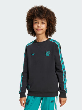 adidas adidas Bluza Liverpool FC Terrace Icons Czarny Regular Fit