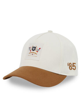 Tommy Hilfiger Tommy Hilfiger Kapa s šiltom Th Seasonal Preppy Logo Cap AM0AM13161 Écru