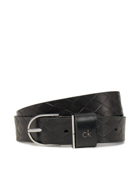 Calvin Klein Calvin Klein Damengürtel Ck Metal Round Buckle 2.5_Braid K60K613152 Schwarz