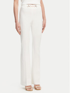 Fracomina Fracomina Riidest püksid FR25SVA006W51501 Ekrüüvärv Flare Fit