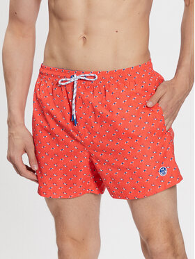 North Sails North Sails Plaukimo šortai Volley 673573 Raudona Regular Fit
