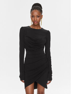 MVP Wardrobe MVP Wardrobe Rochie cocktail Fiori Chiari MVPI3AB115.0XXXXXX Negru Feminine Fit