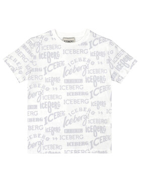 Iceberg Iceberg T-Shirt TSICE3110J Biały Regular Fit
