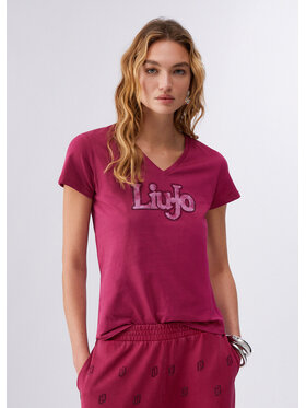 Liu Jo Liu Jo T-Shirt TA6057JS923P9294 Czerwony Regular Fit