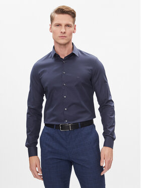 Calvin Klein Calvin Klein Košulja K10K112305 Tamnoplava Slim Fit