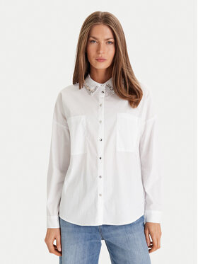 Morgan Morgan Krekls 252-CRISTO Balts Loose Fit