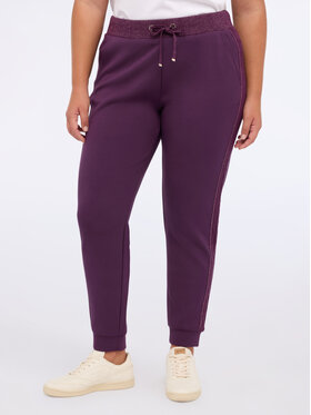 Fiorella Rubino Fiorella Rubino Pantaloni di tessuto P837L002231N039 Viola Regular Fit
