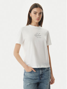 Calvin Klein Jeans Calvin Klein Jeans Tricou LV047G831G Alb Regular Fit