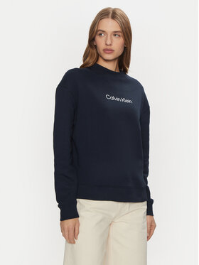 Calvin Klein Calvin Klein Bluza K20K205450 Granatowy Regular Fit