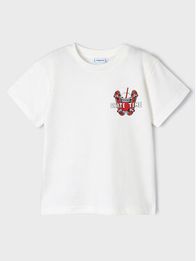 Mayoral Mayoral T-krekls 3013 Balts Regular Fit