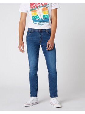 Wrangler Wrangler Jeansy TEXAS SLIM Niebieski Regular Fit