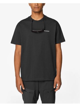 Salomon Salomon T-Shirt CHEST LOGO RELAXED TEE M Czarny Relaxed Fit