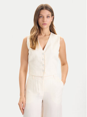 Guess Guess Γιλέκο W5YH51 WH5N2 Εκρού Regular Fit