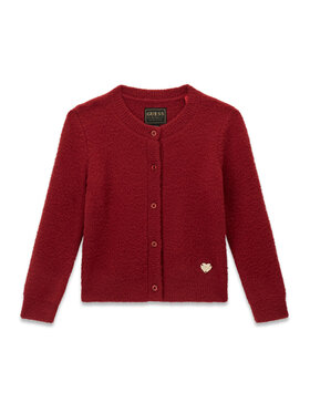 Guess Guess Strickjacke K6BR04 Z1282 Dunkelrot Regular Fit
