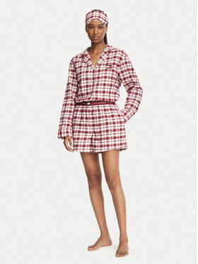 Tommy Hilfiger Tommy Hilfiger Pyžamo UW0UW06622 Tmavo ružová Relaxed Fit