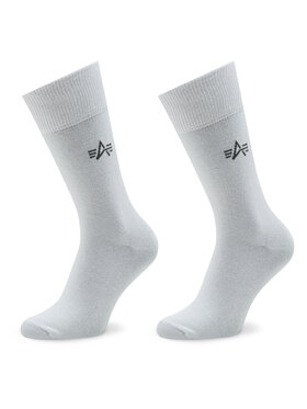 Alpha Industries Alpha Industries 3 vīriešu augsto zeķu pāru komplekts Basic 118929 Balts
