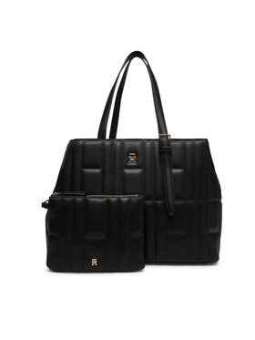 Tommy Hilfiger Tommy Hilfiger Kabelka Th Feminine Tote AW0AW17452 Čierna