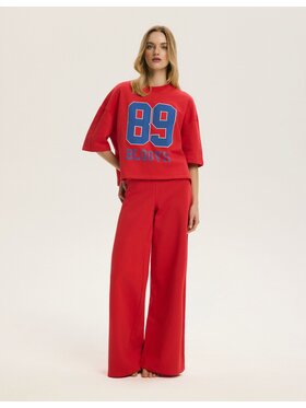 Esotiq Esotiq Piżama 43774 Czerwony Regular Fit