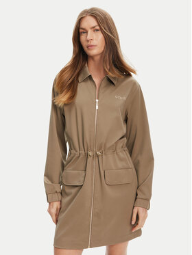 Guess Guess Vsakodnevna obleka V5YK04 KCX42 Zelena Regular Fit