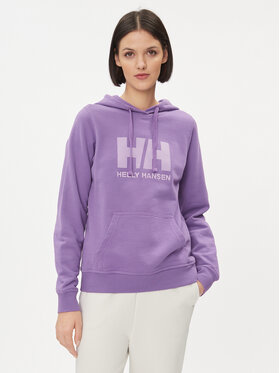 Helly Hansen Helly Hansen Mikina Logo 33978 Fialová Regular Fit